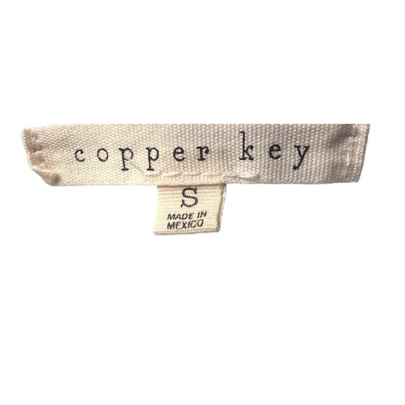 Copper Key Womens Mini Cotton Summer Dress Sz Small Womens Light Blue Sleeveless - Picture 3 of 7